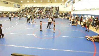 56 lbs Semifinal - Kalvin Bueno, Eastvale Elite Wrestling vs Angelo Sanchez, Reign WC