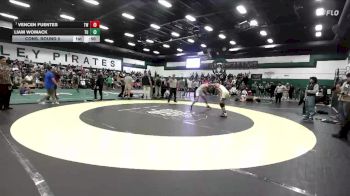 150 lbs Cons. Round 5 - Liam Womack, Tulare Union vs Vencen Fuentes, Tulare Western