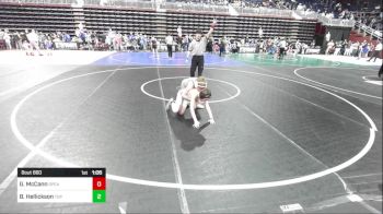 100 lbs Rr Rnd 1 - Grayson McCann, Spearfish Youth WC vs Bracken Hellickson, Top Of The Rock WC