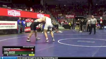 3A-220 lbs 5th Place Match - Hunter Blomgren, Norwalk vs Cael Winter, Waukee Northwest