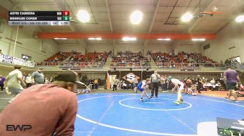 145-155 lbs Rr Rnd 1 - Astri Cabrera, Warner Eagles Youth Wrestling vs Brinklee Coker, Viking Wrestling Club