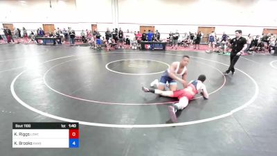 78 kg Cons 8 #2 - Kyle Riggs, Lowell Wrestling vs Kaleb Brooks, Kansas City Training Center