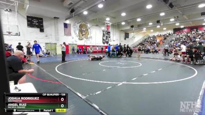 126 lbs Cons. Round 2 - Angel Ruiz, Pacifica Oxnard vs Joshua Rodriguez, Westminster