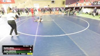 106 lbs Quarterfinal - Olivia Crull, Northeastern Wrestling Club vs Alicia Kenfack, MATPAC Wrestling Club