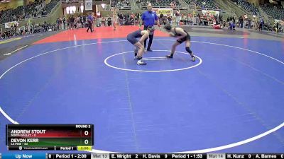 140 lbs Round 2 (4 Team) - Andrew Stout, North Valley vs Devon Kerr, La Pine