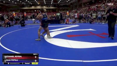 138 lbs Cons. Round 3 - Nathaniel Roybal, NM vs Logan Pistilli, CA