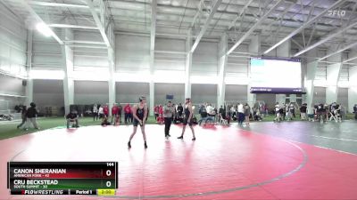 144 lbs Cons. Round 1 - Canon Sheranian, American Fork vs Cru Beckstead, South Summit