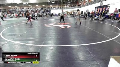 125 lbs Cons. Round 3 - Jamarcus Smith, Cleary University vs Creel Weber, Hastings (Neb.)