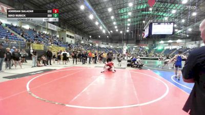 115 lbs Consi Of 4 - Jorrdan Salazar, Steel City Reloaded WC vs Niko Rubick, University Middle School