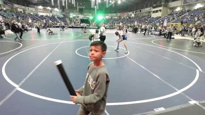 80 lbs Semifinal - Isaiah Rodriguez, Fort Lupton vs Caleb Klotz, West Grand