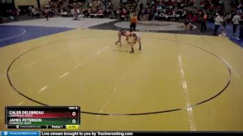 132 lbs Cons. Round 3 - James Peterson, Cambridge-Isanti vs Caleb Delebreau, Luxemburg-Casco