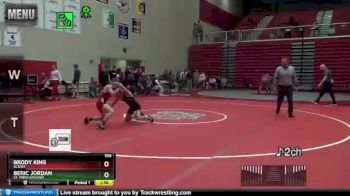 106 lbs Quarterfinal - Beric Jordan, St. Paris Graham vs Brody King, Glenn