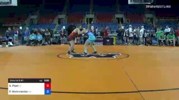 138 lbs Consi Of 8 #1 - Abby Piper, Idaho vs Paige Wehrmeister, Missouri