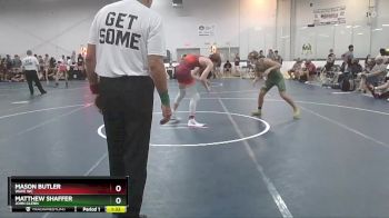 145 lbs Champ. Round 3 - Mason Butler, Wave WC vs Matthew Shaffer, John Glenn