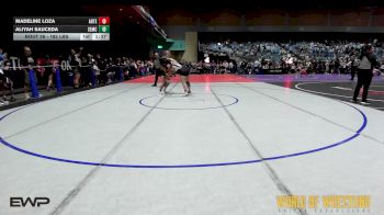 185 lbs Quarterfinal - Madeline Loza, Artesia vs Aliyah Sauceda, Salem Elite Mat Club