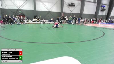 126 lbs Champ. Rd Of 16 - Robert Crow, Washington vs Aiden Smith, No Limits Wrestling Club