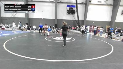 Junior FS - 165 lbs Semis - Alex Marx-Beierly, Juneau Youth Wrestling Club Inc. vs Grayson Fabrycki, All-Phase Wrestling Club