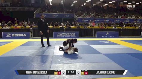 Aliyah Rae Valenzuela vs Layla Nour Eljazouli 2026 Pan Kids Jiu-Jitsu IBJJF Championship