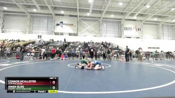 87 lbs 5th Place Match - Connor McAllister, Club Not Listed vs Owen Bliss, Pioneer Youth Wrestling
