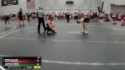 126 lbs Placement (4 Team) - Ryan Muller, Savage Underworld vs Justin D`Arce, Prime Wrestling Gold