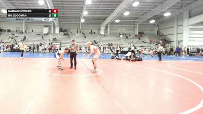 160 lbs Round Of 32 - Nathan Howard, NC vs Bo Goodman, UT