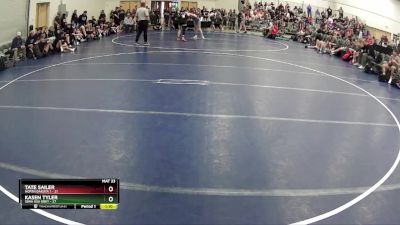 150 lbs Round 5 (6 Team) - Tate Sailer, North Dakota 1 vs Kasen Tyler, Iowa USA Grey