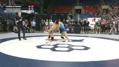 120 lbs Semis - Aubree Gutierrez, California vs Marlee Solomon, Pennsylvania