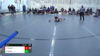 65 lbs Round 3 (6 Team) - Braylon Decker, RAIDER NATION WC vs Hunter Sargent, ICON WRESTLING CLUB
