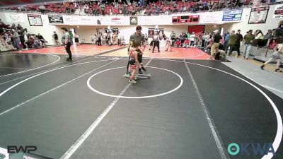 52-58 lbs Rr Rnd 2 - Silas Wheeler, Locust Grove Youth Wrestling vs Hunter Osburn, Jay Wrestling Club