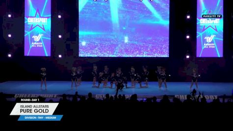Island Allstars - Pure Gold [2024 L1 Tiny - Medium Day 1] 2024 CHEERSPORT National All Star Cheerleading Championship