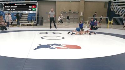 49 lbs 3rd Place Match - Liam Ross, Alber Athletics Wrestling Club vs Timur Zverev, Punisher Wrestling Company