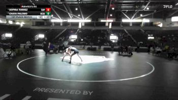 Girls 105 lbs 1st Place Match - Sophia Torrez, Toppenish (Girls) vs Chaya Palomo, McNary