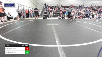 55 lbs Semifinal - Cooper Pulliam, Skiatook Youth Wrestling vs Elijah Matlock, Sallisaw Takedown Club