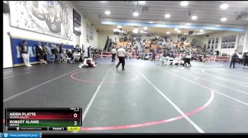 160 lbs Cons. Round 2 - Robert Alanis, Servite vs Aiden Platte, Paloma Valley