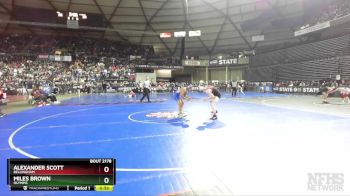 2A 157 lbs Cons. Round 1 - Miles Brown, Olympic vs Alexander Scott, Bellingham
