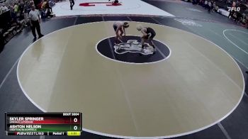 Champ. Round 1 - Skyler Springer, Lincoln Lutheran vs Ashton Nelson, Crofton/Bloomfield