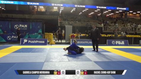 Rachel Ching-Kay Shim vs Gabriela Campos Mendanha 2025 Pan Jiu Jitsu IBJJF Championship
