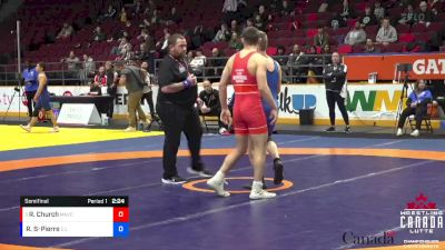 65kg Semifinal - Ryder Church, Montreal NTC / Concordia University vs Raphael St-Pierre, C.L.I.C