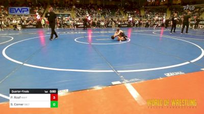 58 lbs Quarterfinal - Penley Roof, Mayfield Mat Academy vs Sawyer Comer, Sebolt Wrestling Academy