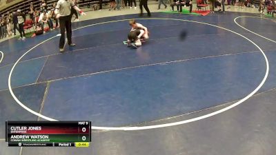 62 lbs Cons. Round 3 - Cutler Jones, Enterprise vs Andrew Watson, COWAN WRESTLING ACADEMY