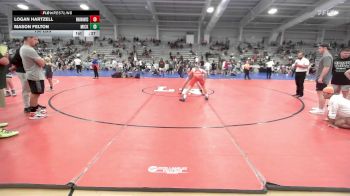 150 lbs Round Of 16 - Logan Hartzell, Warhawks vs Mason Felton, Micky's Minions Blue