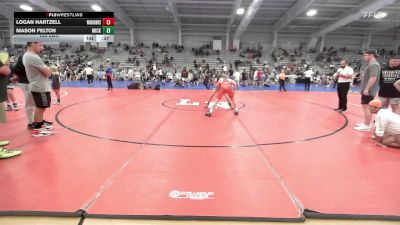 150 lbs Round Of 16 - Logan Hartzell, Warhawks vs Mason Felton, Micky's Minions Blue