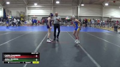 105 lbs Cons. Round 5 - Anna Buurma, Fowlerville vs Capri Chambers, Canon-McMillan