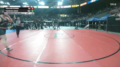 5A 285 lbs Quarterfinal - William Bomba, Sandpoint vs Marcus Arias, Twin Falls