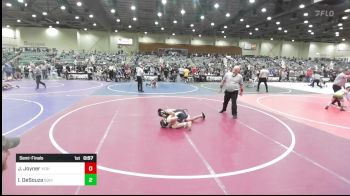 98 lbs Semifinal - Jacob Joyner, Yerington Lions WC vs Issac DeSouza, Squires