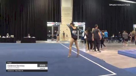 Cadence Gormley - Floor, Virginia Intl #550 - 2021 USA Gymnastics Development Program National Championships