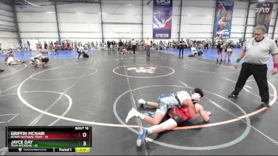 100 lbs Rd# 8- 12:30pm Saturday Final Pool - Jayce Day, Team Michigan vs Griffin McNair, NCWAY National Team