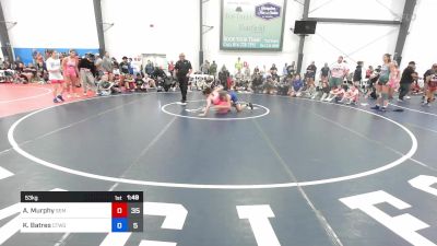 53 kg Quarterfinal - Amelia Murphy, Wyoming SEM Women vs Kayla Batres, CT Whale Girls