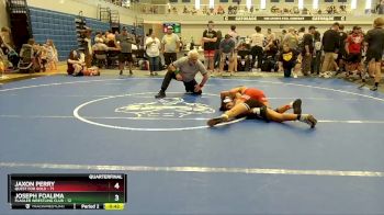 130 lbs Quarterfinal - Joseph Foalima, Flagler Wrestling Club vs Jaxon Perry, Quest For Gold