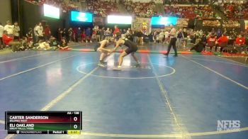 AA - 138 lbs Cons. Round 2 - Eli Oakland, Great Falls / MSDB vs Carter Sanderson, Billings West